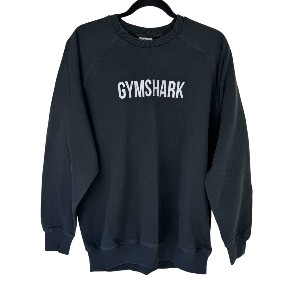 Gymshark Black Pullover Sweatshirt Sz Medium